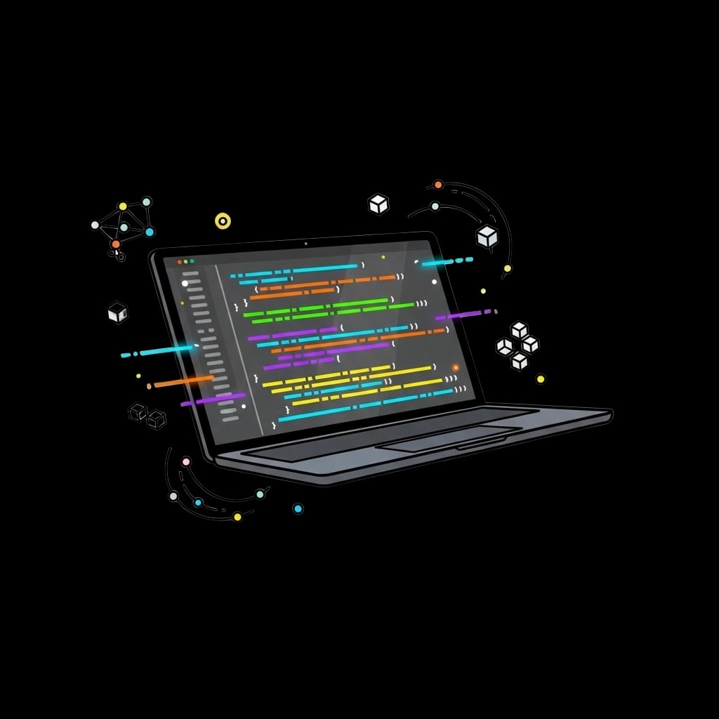 Laptop Coding Session
