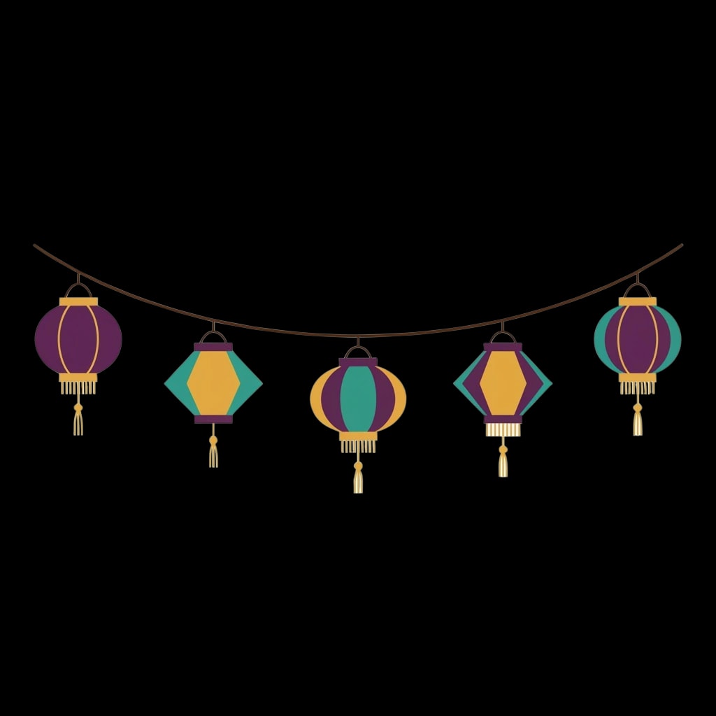 Mardi Gras Lanterns