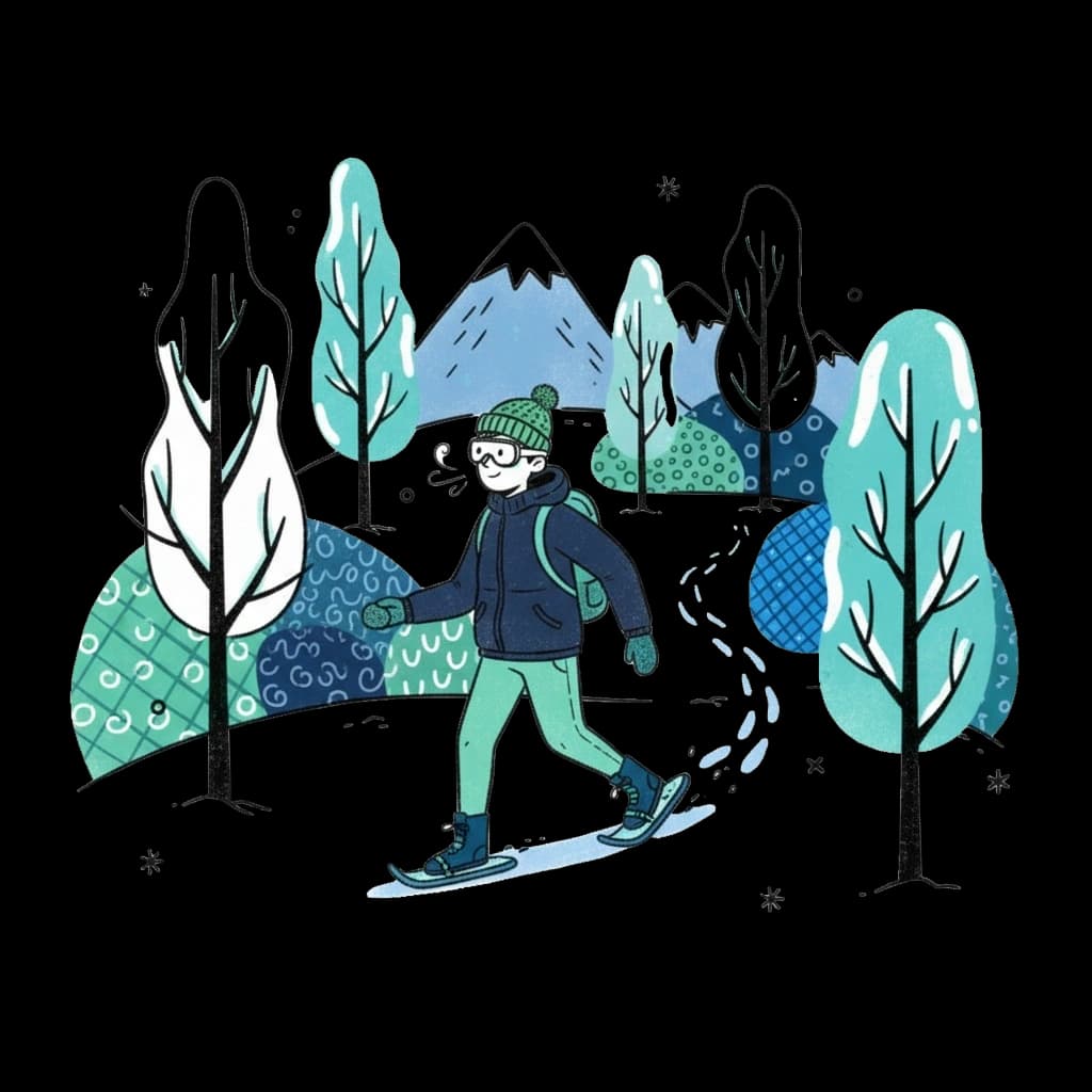 Forest Snowshoeing