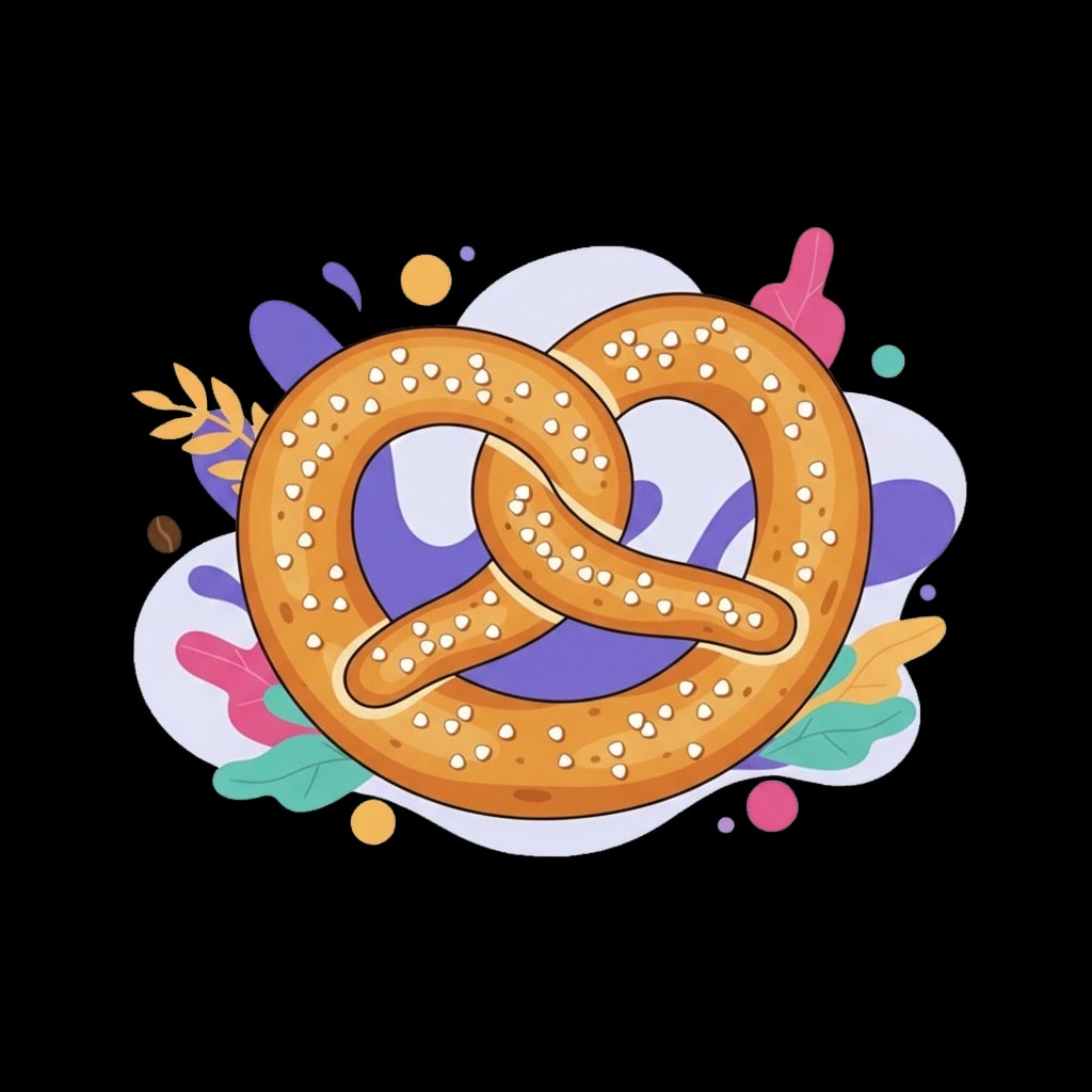 Salty Hot Pretzel