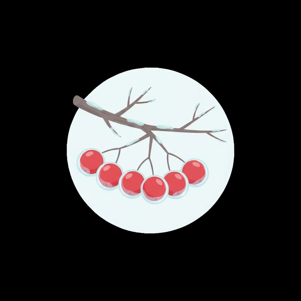 Iced Winter Berries
