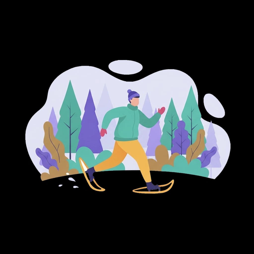 Forest Snowshoeing