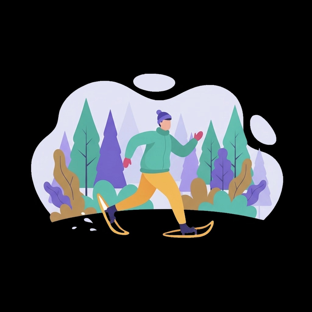 Forest Snowshoeing
