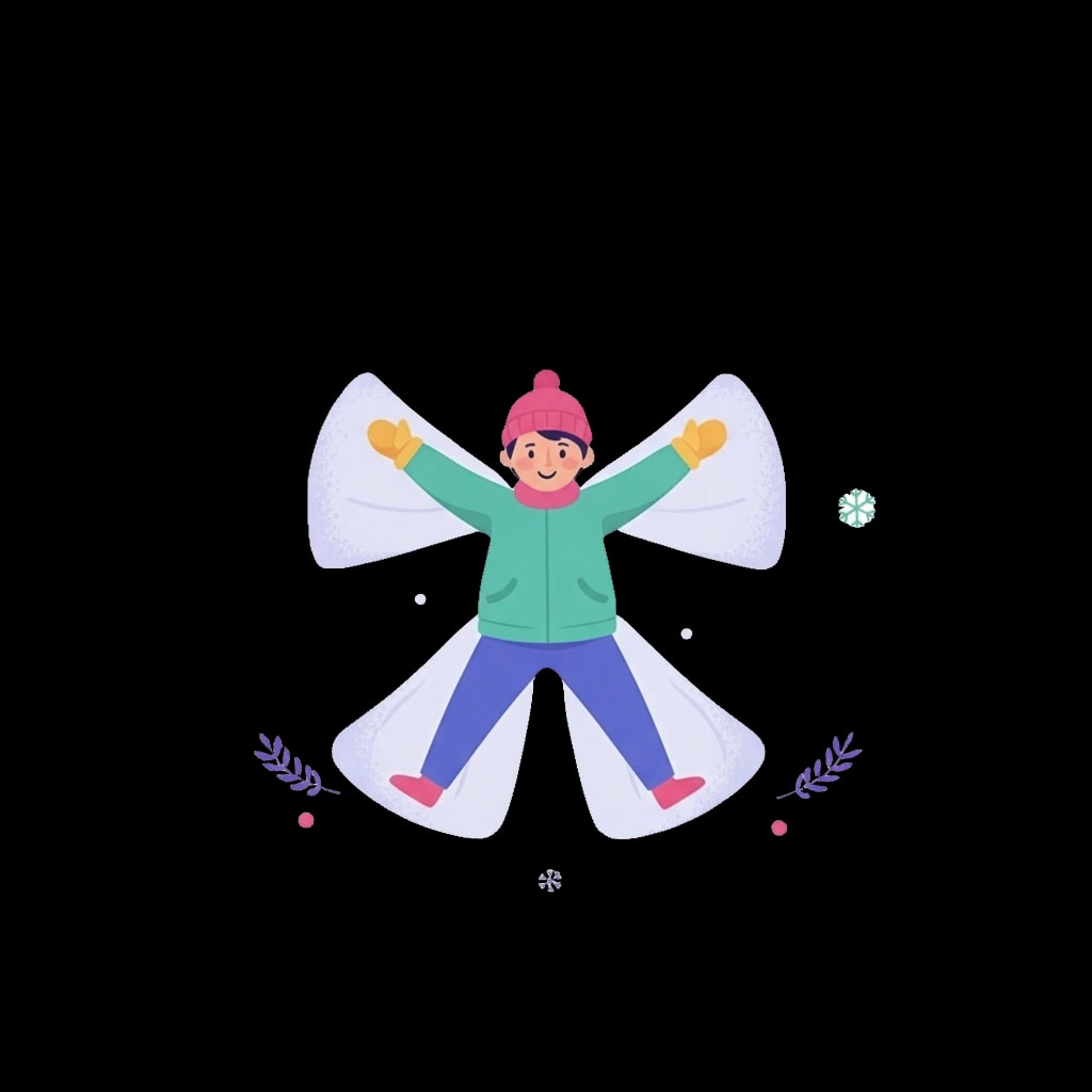 Snow Angel Fun