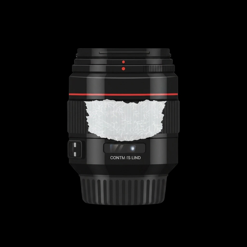 Fogged Camera Lens
